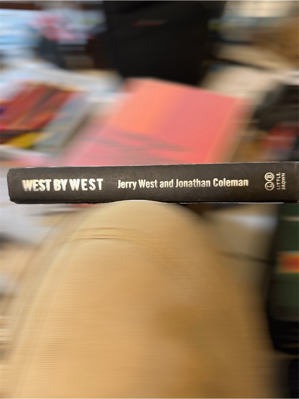 WEST by West Paperback Interior Page - Black Text on Cream Paper